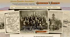 Desktop Screenshot of mormonbattalion.com