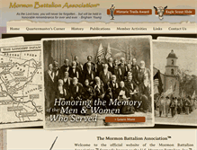 Tablet Screenshot of mormonbattalion.com